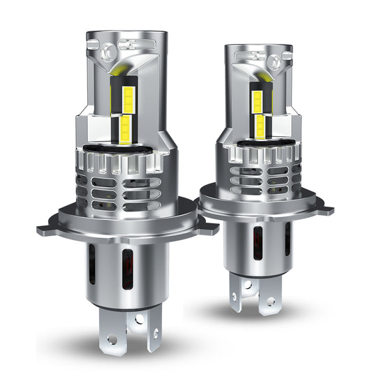 H4/9003/HB2 LED Bulbs, 60,000LM, 10X Brighter, 6500K Cool White, 70,000Hrs Life