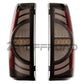 LED Tail Light Assembly Compatible with 1999 2000 2001 2002 2003 2004 2005 2006 Chevy Silverado 1999-2006 GMC Sierra 1500 2500 3500, Rear Brake Lamp Taillights Pair - Clear/Smoked Lens
