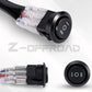 450W 16AWG Wiring Harness Kit-2 Leads Triangular LED Light Bar 12V On/Off 3 Pin Rocker Switch Power Relay Blade Fuse for Jeep Boat Trucks